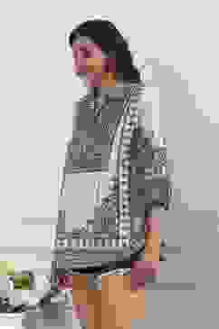 Brown Cotton Straight Shirt image number 2