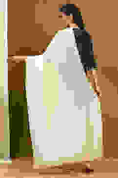 Off White Polyester Dupatta image number 3