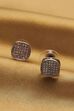 White Brass Cz Studs image number 0