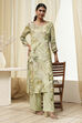 Pink Modal Floral Printed Straight Kurta Set image number 7