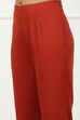 Black Solid Mid-Rise Regular Pants image number 1