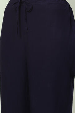 Navy Rayon Palazzo image number 1