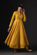 Orange Cotton Silk Anarkali Printed Suit Set image number 8