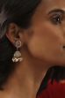 White Brass Jhumka image number 1