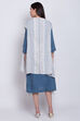 Blue Cotton Two Piece Set image number 6