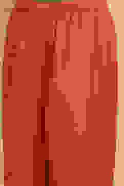 Orange Floral Printed Tiered Suit Set image number 2