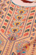 Blue Cotton Straight Printed Kurta image number 1