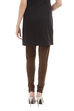 Brown Cotton Knitted Churidar image number 4
