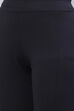 Navy Straight Poly Viscose Leggings image number 1