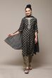 Green & Maroon Modal Blend Straight Kurta Pants Suit Set image number 0