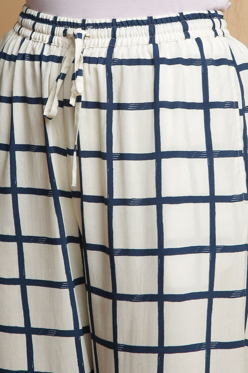 Terracotta Rayon Straight Kurta Pants Set image number 2