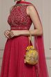 Mustard Fabric Potli Bag image number 7