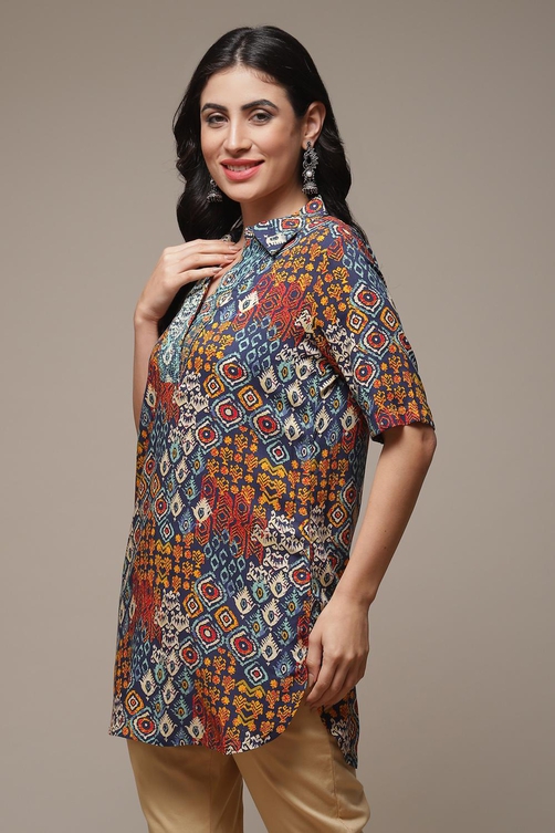 Navy LIVA Straight Top image number 3