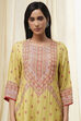 Green Modal Blend Straight Suit Set image number 1
