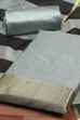 Onion Pink Cotton Unstitched Suit Set image number 1