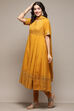 Red Cambric Anarkali Kurta Churidar Suit Set image number 4