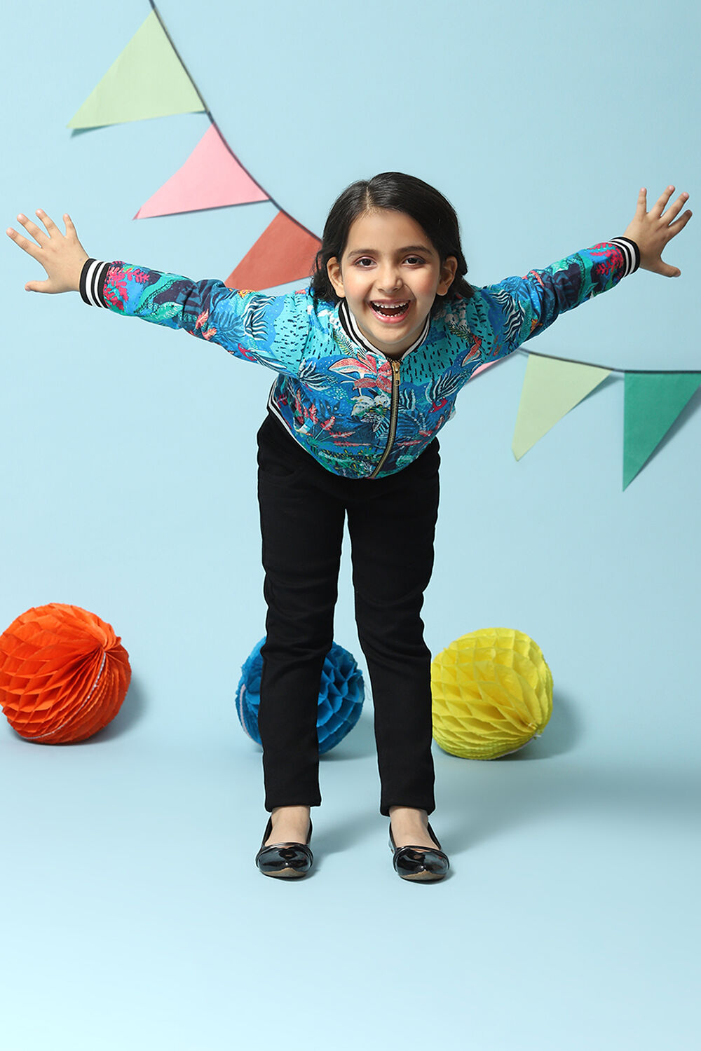 Blue Cotton Jacket image number 0