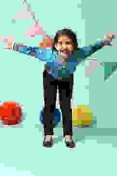 Blue Cotton Jacket image number 0