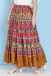Black Cotton Long Skirt image number 2