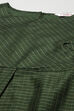 Green Flared Art Silk Fusion Wear 2 Piece Set image number 1