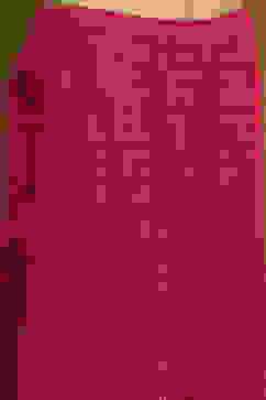Fuchsia Cotton Printed A-Line Kurta Set image number 2