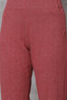 Navy Straight Cotton Pants image number 1