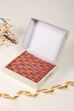 Coral Cotton Hand Block Print Unstitched Suit Set image number 0