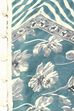 Teal Cotton Printed Unstitched Suit Set image number 3