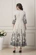 White Cotton Anarkali Suit Set image number 4