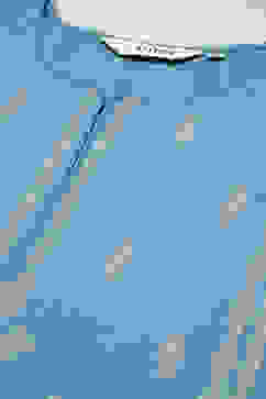 Ink Blue Cotton Straight Printed Kurta image number 5