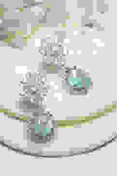 Mint Green Alloy Drop & Danglers image number 0