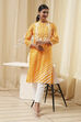 Coral Polyester Straight Kurta image number 0
