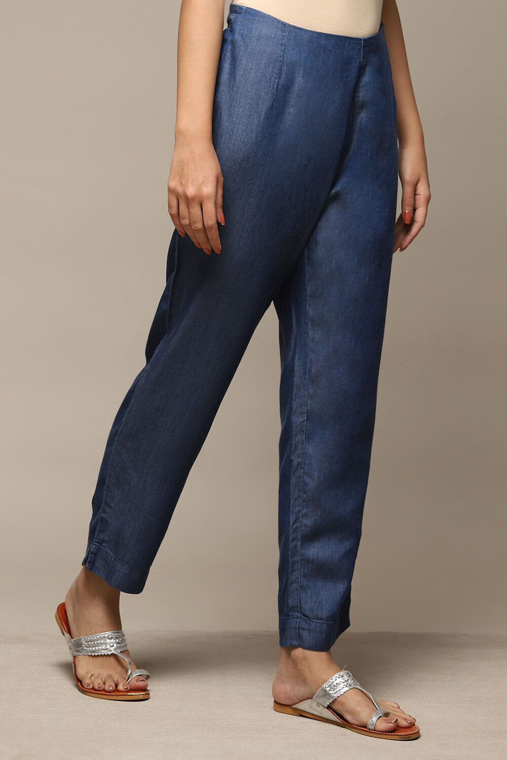 Denim Tencel Yarndyed Pant image number 4