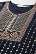 Mehandi Green Art Silk Straight Kurta Churidar Suit Set image number 1