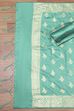 Rama Green Chanderi  Unstitched Suit Set image number 3