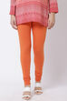 Fuschia Cotton Blend Solid Churidar image number 3