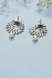 Silver Oxidised Studs image number 2
