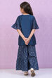 Yellow Art Silk Straight Kurta Set image number 4