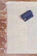 Blue Cotton Printed Unstitched Kurta Set image number 3