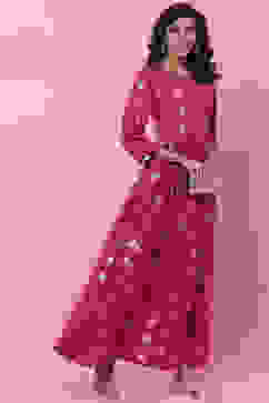 Cherry Cotton Fusion Dress image number 5