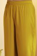 Grey Viscose Blend Straight Suit Set image number 2