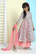 Green Poly Cotton Sharara Kurta Sharara Suit Set