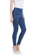 Off White Cotton Lycra Leggings image number 3