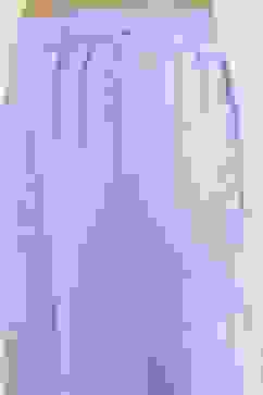 Blue Poly Viscose Straight Suit Set image number 2