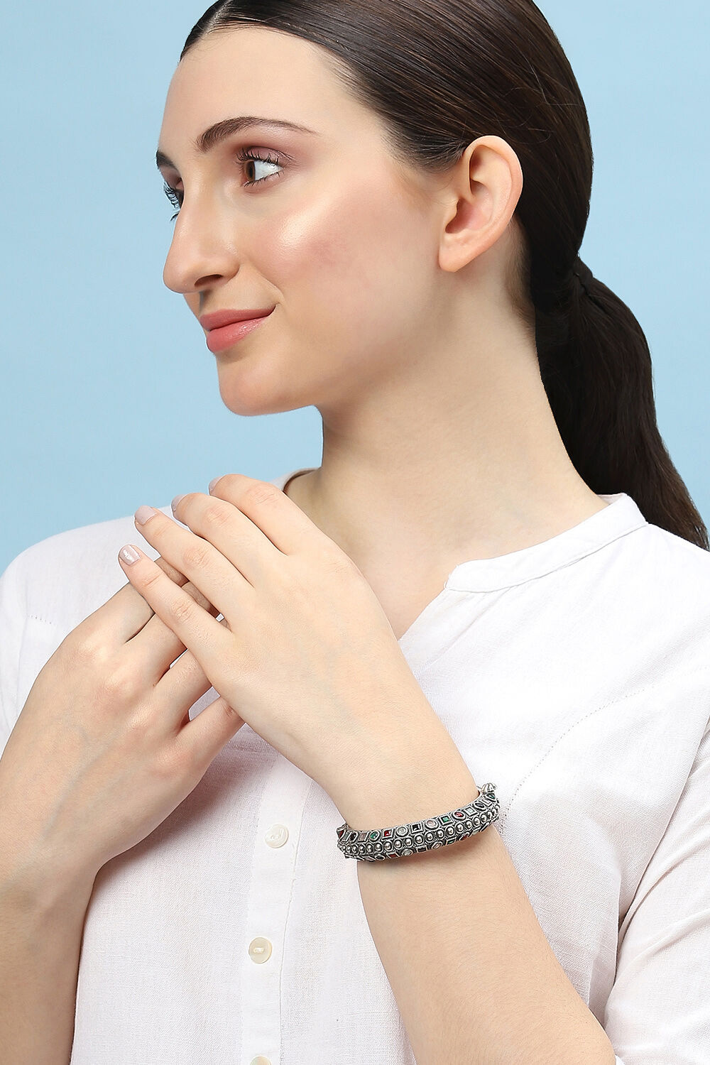 Multicolor Brass Bangles image number 3