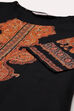 Black Straight LIVA Printed Kurta image number 1
