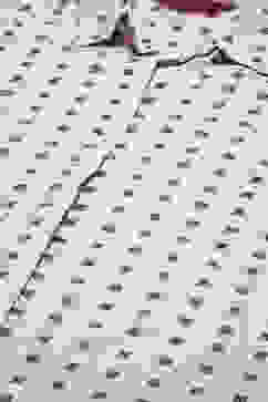 Chambery Blue LIVA Blend Straight Printed Top image number 5