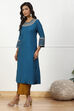 Gold-Toned Solid Mid-Rise Straight Palazzo image number 0