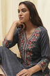 Denim Rayon Straight Kurta image number 6