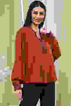 Rust Solid Straight Top image number 4